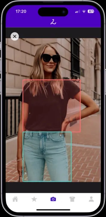 Visual Search Screenshot