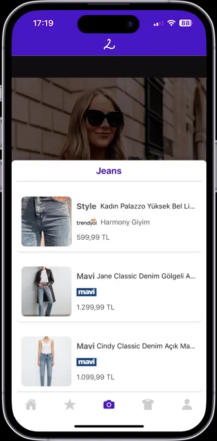 Visual Search Result Screenshot